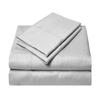 1000 TC Egyptian Cotton Sheets Universal Boating Sheet Set After V Berth Best Boat Bedding Bed Set Fits Mattresses up to 12" Depth Sheet Set, 90" Head x 60" Length x 75" Foot Light Grey Solid view 2