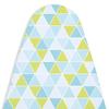 Encasa XO Ironing Board Cover and Pad 49"x18" Standard Size | Thick 4mm Felt Padded Iron Board Cover with Padding, Scorch & Stain Resistant Cotton, Heavy Duty Elastic Bungee Snug Fit - [Design] view 1