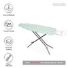 Encasa XO Ironing Board Cover and Pad 49"x18" Standard Size | Thick 4mm Felt Padded Iron Board Cover with Padding, Scorch & Stain Resistant Cotton, Heavy Duty Elastic Bungee Snug Fit - [Design] view 2