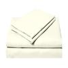 1000 Thread Count Egyptian Cotton Sheets Universal Boating Sheet Set V Berth Best Boat Bedding Bed Set Fits Mattresses up to 12" Depth Sheet Set, 88" Head x 82" Length x 20" Foot Ivory Solid view 2