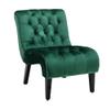 Accent Chair Comfort for Living Room,Lounge,Bedroom,Office Decorative,Velvet Tufted Armchair,Upholstered Barrel Chair Square Bedroom Chair Perfect,Accent Living Room Chair/Leisure Chair (Green) view 4