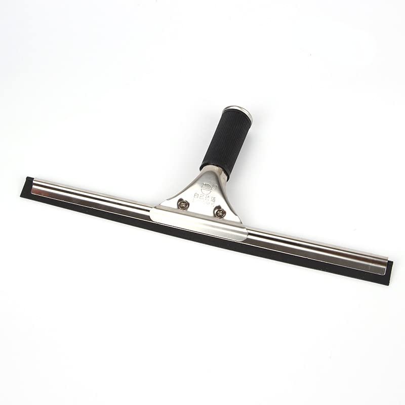All-Purpose Shower Squeegee for Shower Doors, Bathroom, Home Office Window and Car Glass - Stainless Steel, 17.7inches