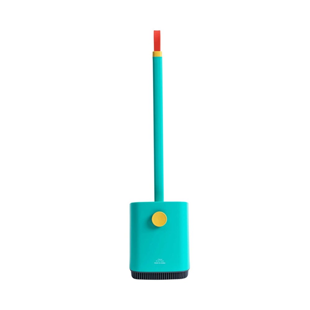 KANDUO Toilet Brush, Multifunctional Wall-Mounted Toilet Bowl Brushes and Holder for Bathroom or Bathroom Cleaning (Color : Green)