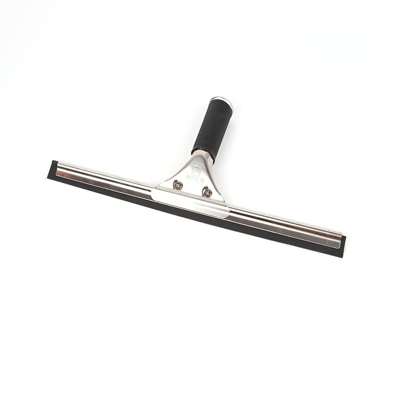 All-Purpose Shower Squeegee for Shower Doors, Bathroom, Home Office Window and Car Glass - Stainless Steel, 9.8inches