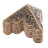 ZXMJYHK Antique Corner Decorative Corner 12Pcs Metal Decorative Jewelry Box Chest Wooden Wine Case Edge Corner Protector Iron Cover Guard with Nails 30mm Antique view 2