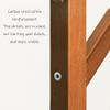 VNABO Coat Rack with 6 Hooks Free Standing Coat Rack Tree Retro Minimalist Coat Stand for Entryway Hallway Bedroom Office view 4