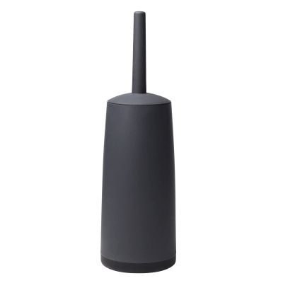 KANDUO Toilet Brush and Holder, Toilet Bowl Brush with Handle, Hidden Toilet Brush, Scrubbing Bristles for Bathroom or Bathroom Cleaning (Color : Black)
