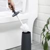 KANDUO Toilet Brush and Holder, Toilet Bowl Brush with Handle, Hidden Toilet Brush, Scrubbing Bristles for Bathroom or Bathroom Cleaning (Color : Black) view 4