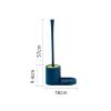 KANDUO Toilet Brush and Holder, Multifunction Toilet Bowl Brush, Toilet Bowl Scrubber Brush for Bathroom or Bathroom Cleaning (Color : White) view 2