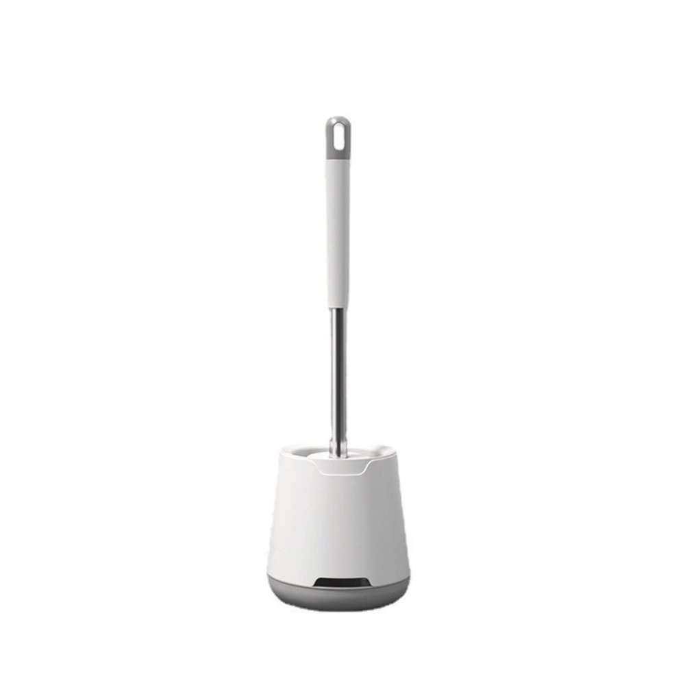 FIDDAA Toilet Bowl Brush Set, Toilet Plunger Scrubber Cleaner Holder Combo for Bathroom for Cleaning