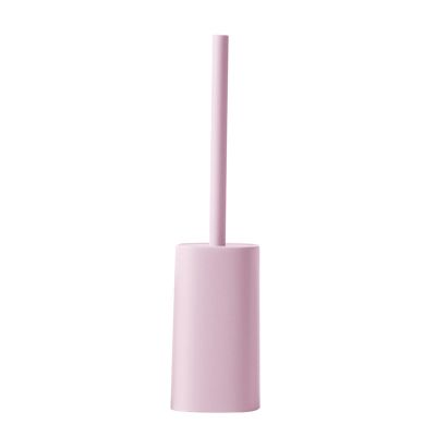 KANDUO Toilet Brush Holder, Standing Toilet Brush Holder, Toilet Cleaning Bowl Brush for Bathroom or Bathroom Cleaning (Color : Pink)