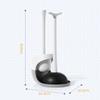 KANDUO Toilet Plunger and Brush, 2 in 1 Toilet Bowl Brush Plunger Set with Holder, Bathroom Cleaning Tools Combo for Bathroom or Bathroom Cleaning view 2