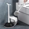 KANDUO Toilet Plunger and Brush, 2 in 1 Toilet Bowl Brush Plunger Set with Holder, Bathroom Cleaning Tools Combo for Bathroom or Bathroom Cleaning view 4