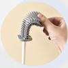 FIDDAA Toilet Brush, Multifunction Toilet Bowl Brush and Holder Set for Bathroom, Toilet Cleaner Brush for Cleaning (Color : Pink) view 3
