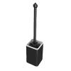 FIDDAA Toilet Brush and Holder, Compact Size Toilet Bowl Brush, Space Saving for Storage, Drip-Proof for Cleaning view 1