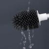 KANDUO Toilet Brush with Drying Holder, Oilet Bowl Brush Bathroom Cleaning Bowl Brush Kit for Bathroom or Bathroom Cleaning (Color : Purple) view 3