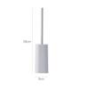 FIDDAA Toilet Brush Holder, Standing Toilet Brush Holder, Toilet Cleaning Bowl Brush for Cleaning (Color : White) view 2