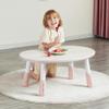 DIOSHOME Children's Table, Height Adjustable Kids Play Table, Graffiti-Ready Kids Art Table. Suitable for Home & Kindergarten, Pink view 2