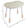 DIOSHOME Children's Table, Height Adjustable Kids Play Table, Graffiti-Ready Kids Art Table. Suitable for Home & Kindergarten, Pink view 3
