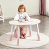 DIOSHOME Children's Table, Height Adjustable Kids Play Table, Graffiti-Ready Kids Art Table. Suitable for Home & Kindergarten, Pink view 4