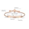 BIAIHQIE Cremation Jewelry Urn Bracelet for Ashes Crystal Urn Bangle for Ashes Holder Keepsake Cremation Urn Bracelet,1 view 2