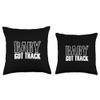 Baby Got Track - Track And Field Throw Pillow view 3