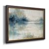 Renditions Gallery Canvas Wall Art Paintings & Prints Still Evening Waters Nature Abstract Black Walnut Framed Art for Bedroom Dining Living Room Office Home Kitchen Wall Decor - 16"X20" view 2