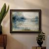 Renditions Gallery Canvas Wall Art Paintings & Prints Still Evening Waters Nature Abstract Black Walnut Framed Art for Bedroom Dining Living Room Office Home Kitchen Wall Decor - 16"X20" view 3