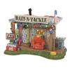 Department 56 Original Snow Village National Lampoon's Christmas Vacation Cousin Eddie Selling The Bait Shop Lit Building, 5.63 Inch, Multicolor view 1