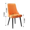 Living Room Chairs Velvet Dining Chairs with Legs,Modern Velvet Lounge Side Chairs,Upholstered Backrest Seat Chairs,Upholstered Side Chairs for Kitchen/Vanity/Patio (Color : Style-6) view 2