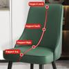 Living Room Chairs Velvet Dining Chairs with Legs,Modern Velvet Lounge Side Chairs,Upholstered Backrest Seat Chairs,Upholstered Side Chairs for Kitchen/Vanity/Patio (Color : Style-6) view 4