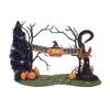 Department 56 Snow Village Accessories Halloween Trick or Treat Lane Entrance Gate Figurine, 7.5 Inch, Multicolor view 1