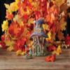 Department 56 Snow Village Halloween Trixie's Tricks and Treat Lit Building, 7.95 Inch, Multicolor view 2