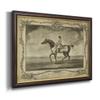 Renditions Gallery Black Walnut Framed Prints for Home Decor Distinguished Horses Historic Art Wall Prints for Bedroom Dining Living Room Office Home Kitchen Wall Decor - 16"X20" view 2