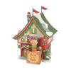Department 56 North Pole Village Jacques Jack in The Box Shop Light Building view 1
