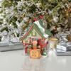 Department 56 North Pole Village Jacques Jack in The Box Shop Light Building view 2
