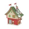 Department 56 North Pole Village Jacques Jack in The Box Shop Light Building view 3