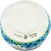 Polmedia Polish Pottery Heater UNIKAT - Pansies and Daisies Pattern Handmade in Boleslawiec Poland by Ceramika Artystyczna + Certificate of Authenticity view 4