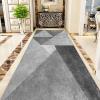 Long Carpet Runners for Hallway, Modern Grey Area Rug Corridor, Kitchen, Laundry, Passage Narrow Runner Rug Non-Slip Washable Floor Mat 60x300cm (Size : 3.9 ft  19.7 ft) view 2