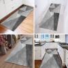 Long Carpet Runners for Hallway, Modern Grey Area Rug Corridor, Kitchen, Laundry, Passage Narrow Runner Rug Non-Slip Washable Floor Mat 60x300cm (Size : 3.9 ft  19.7 ft) view 3