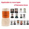 WEBUP Cotton Kerosene Wick Outdoor Kerosene Stove Wicks Replacement Kerosene Wick Efficient Heating for Tent Heater/Camping Heater (Color : 4 Wicks) view 4
