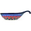 Polmedia Polish Pottery Condiment Dish UNIKAT - Hidden Cottage Pattern Handmade in Boleslawiec Poland by Ceramika Artystyczna + Certificate of Authenticity view 3