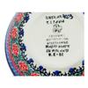 Polmedia Polish Pottery Condiment Dish UNIKAT - Hidden Cottage Pattern Handmade in Boleslawiec Poland by Ceramika Artystyczna + Certificate of Authenticity view 4