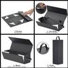 Wine Gift Boxes 12.8 x 3.8 x 3.8 in,Bottle Gifts Boxes For Liquor Presents,For Wines and Champagne,Magnetic Collapsible Gift Box Wine Bottle Gifts Packaging for Weddings,Anniversaries, Parties (Black/5PCS) view 3