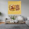 Neon Earth Thanksgiving Tapestry, Made of 100% Woven Polyester Fabric with a Satin texture, Suitable for Indoors & Outdoors 30 W x 30 H Inches (Holiday Cooking) view 2