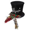 Deosdum Christmas Tree Hat Christmas Tree Decoration Christmas Tree Hat with Bow Pine Cones and Berries Christmas Decoration view 2