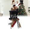 Deosdum Christmas Tree Hat Christmas Tree Decoration Christmas Tree Hat with Bow Pine Cones and Berries Christmas Decoration view 3