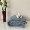 100% Muslin Cotton Pillow Shams, 4 Layers Soft Turkish Cotton Pillowcases, Pillowcase ONLY  No Blanket or Bedspread Included, Teal Blue (King Size Two Pillowcase 20x36 (50x90cm)) view 3
