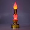 Buddhist Decor, Candle Lamp Chinese Style Traditional Retro for Office for Home for Meditation(Double Bright Electric Candle) view 4