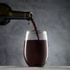30 Pack Stemless Plastic Wine Glasses - 16 Oz - BPA Free Disposable Wine Glasses for Parties - Shatterproof Plastic Stemless Wine Glass for All Drinks - Gold Rimmed Wine Glasses view 2